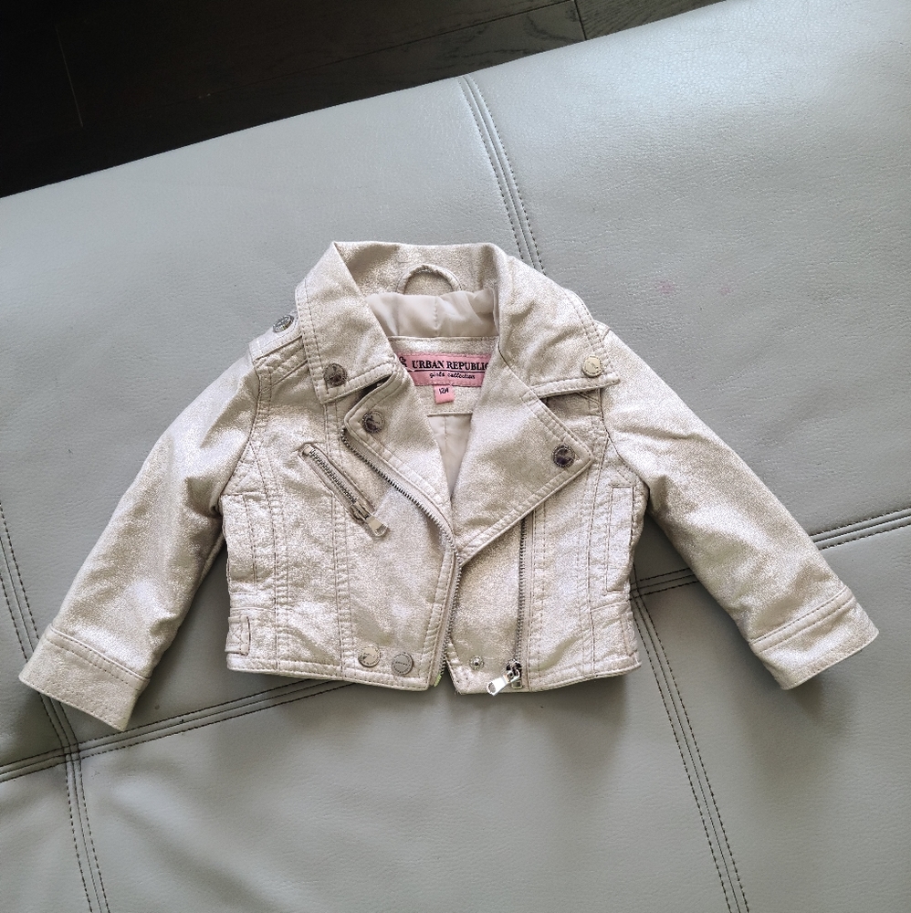 Urban Republic Faux Leather Jacket 12M